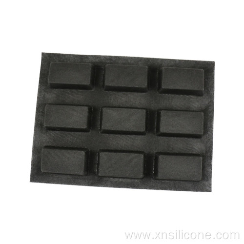 Non-stick food grade 9 capacity cake silicone mold